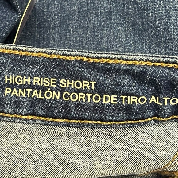 Wild Fable Shorts 8/29 Blue Dusk Denim High Rise Stretch‎ Classic 90s Trendy NEW - Picture 7 of 11